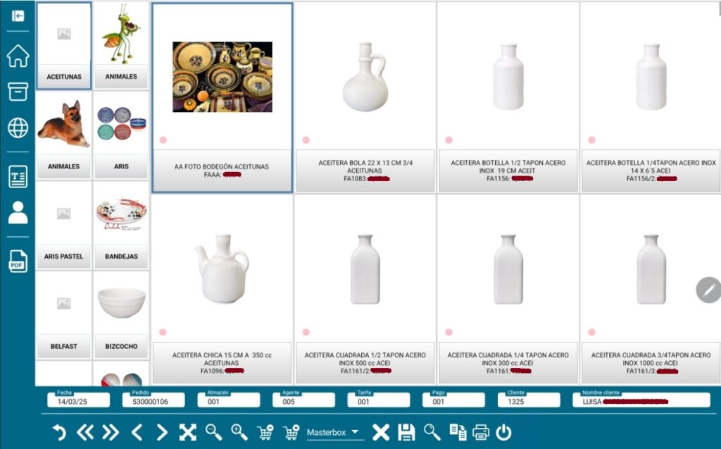 Funcionamiento catálogo virtual en Tablets 1 Catalago tablet