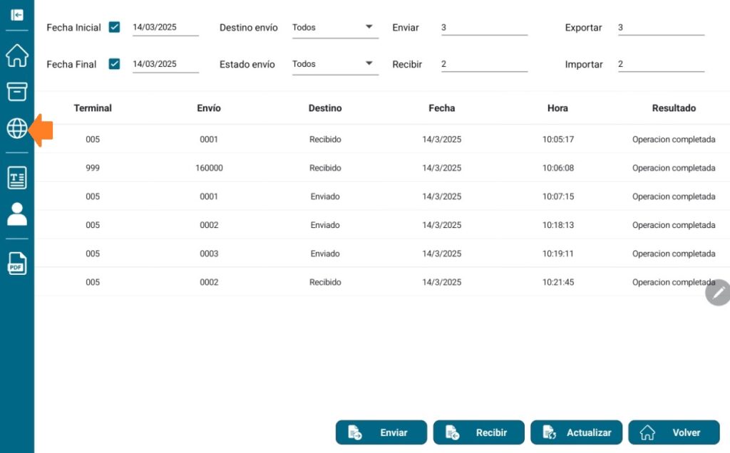 Funcionamiento catálogo virtual en Tablets 7 ENVIAR Y RECIBIR PEDIDOS