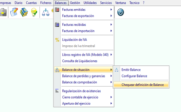 Comprobar Balances