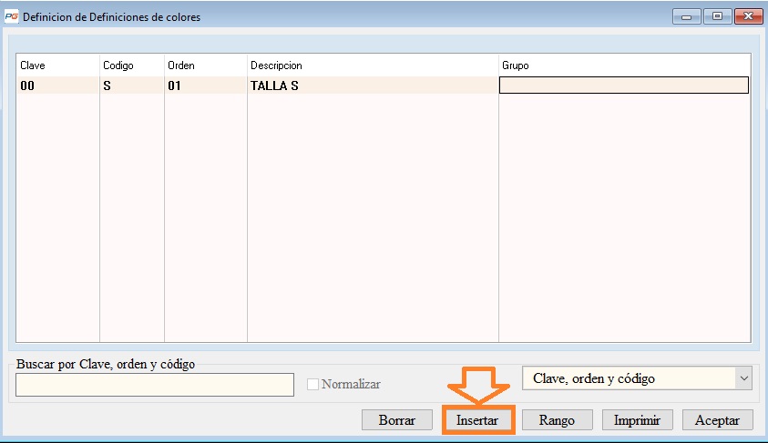 Crea tallas
