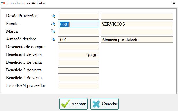 IMPORTACION ARTICULOS