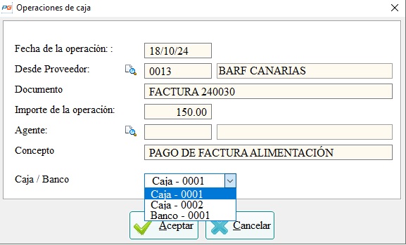 Cómo se realiza un Arqueo de Caja 6 Otros movimientos pagos