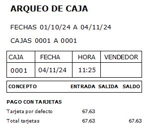 Cómo se realiza un Arqueo de Caja 17 PAGO POR TARJETAS