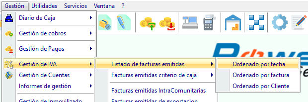 Cómo Hacer La Liquidación Del IVA 1 Ruta facturas emitidas
