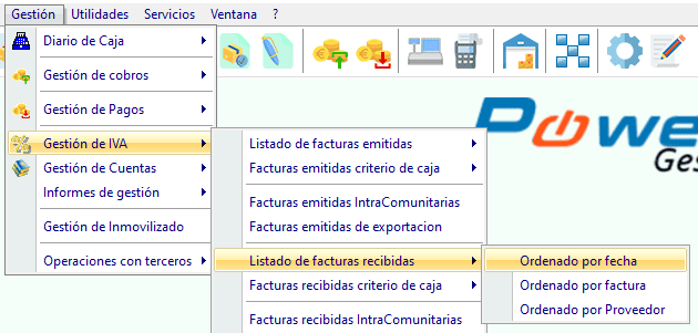 Cómo Hacer La Liquidación Del IVA 2 Ruta facturas recibidas 1