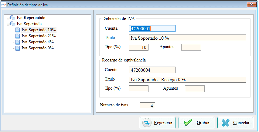 Ventana IVA