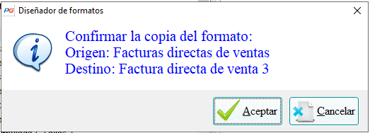 Ventana copiado formatos
