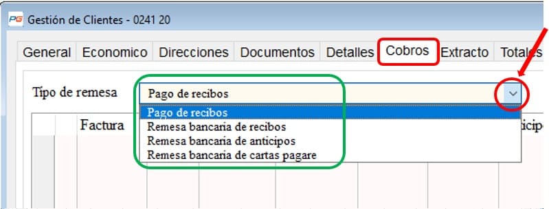 cobros remesa