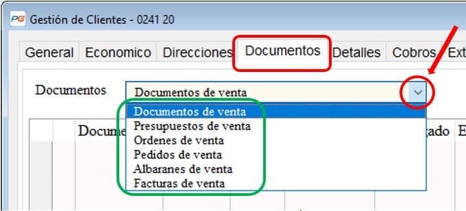 documentos cliente