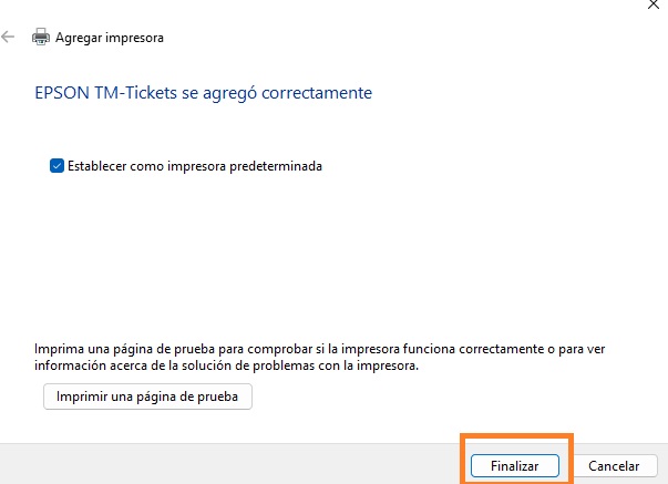 impresora predeterminada