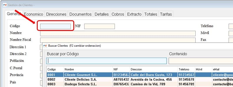 rapida cliente